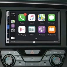 Dual Tech Double Din Radio 7 inches Bluetooth Android Auto Apple + Bundle Remote
