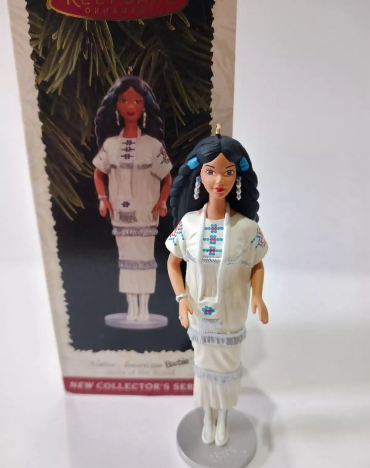 Hallmark Keepsake 1996 Ornament-Native American Barbie