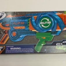 NERF Elite 2.0 Flipshots Flip-32 Blaster with 32 Dart Barrels That Flips