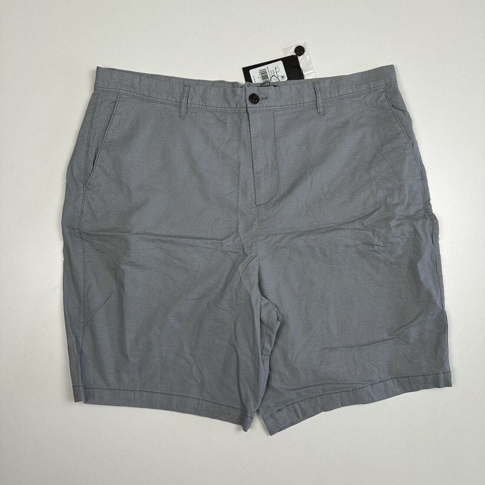 NWT Rails Boden Shorts in Stone Gray Linen Blend Size 38