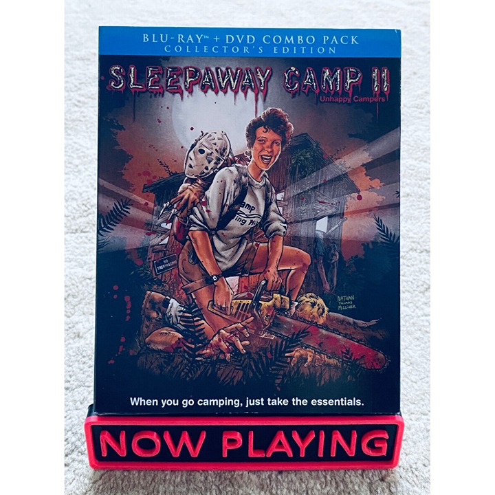 Sleepaway Camp II 2 Unhappy Campers Blu-ray Collector's Edition w/Rare SLIPCOVER
