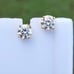 Certified 1ctw Moissanite Round Unisex Stud Earrings NEW