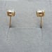 Certified 1ctw Moissanite Round Unisex Stud Earrings NEW