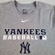 Nike Shirt NY New York Yankees Dri-Fit Men Sz M Performanc Authentic Collection