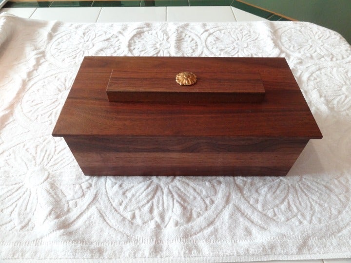 Handmade Black Walnut Treasure Box