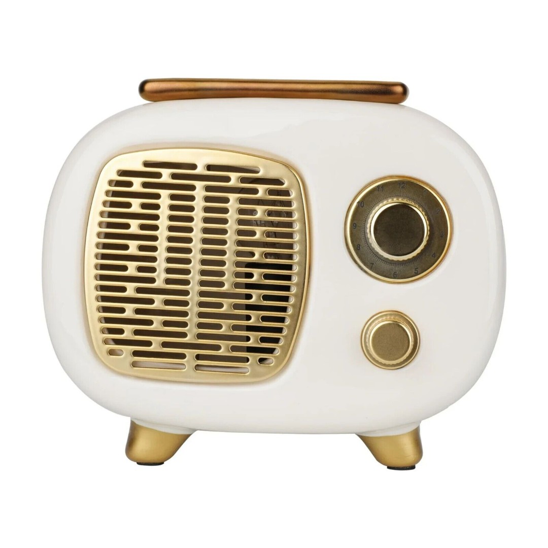 Better Homes & Gardens Fragrance Wax Warmer White Vintage Radio Retro Style NIB