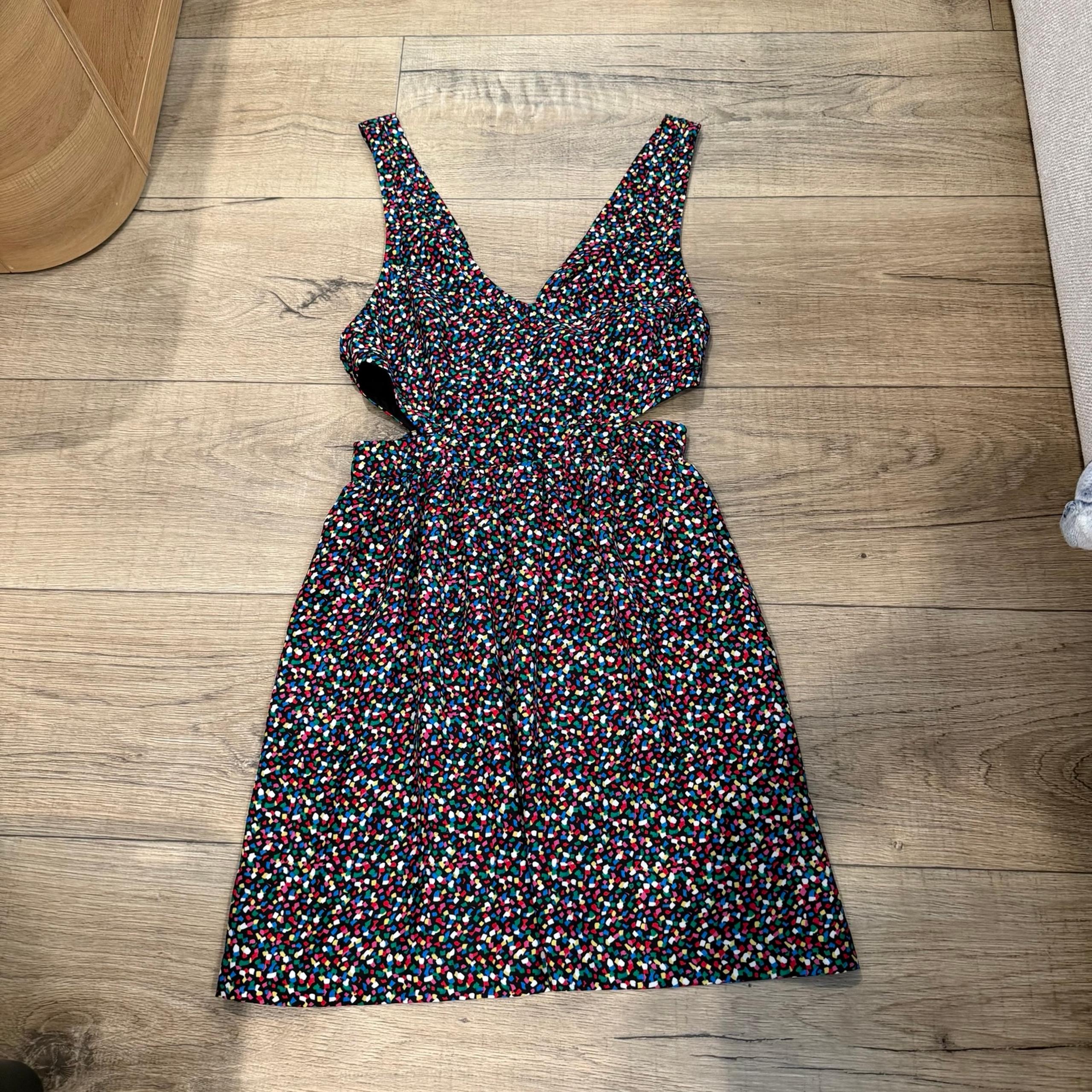 Coincidence and Chance Anthropologie Multicolor Sleeveless Dress XS