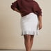 NWT ANTHROPOLOGIE ZEBRA RUFFLED SKIRT
