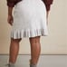 NWT ANTHROPOLOGIE ZEBRA RUFFLED SKIRT