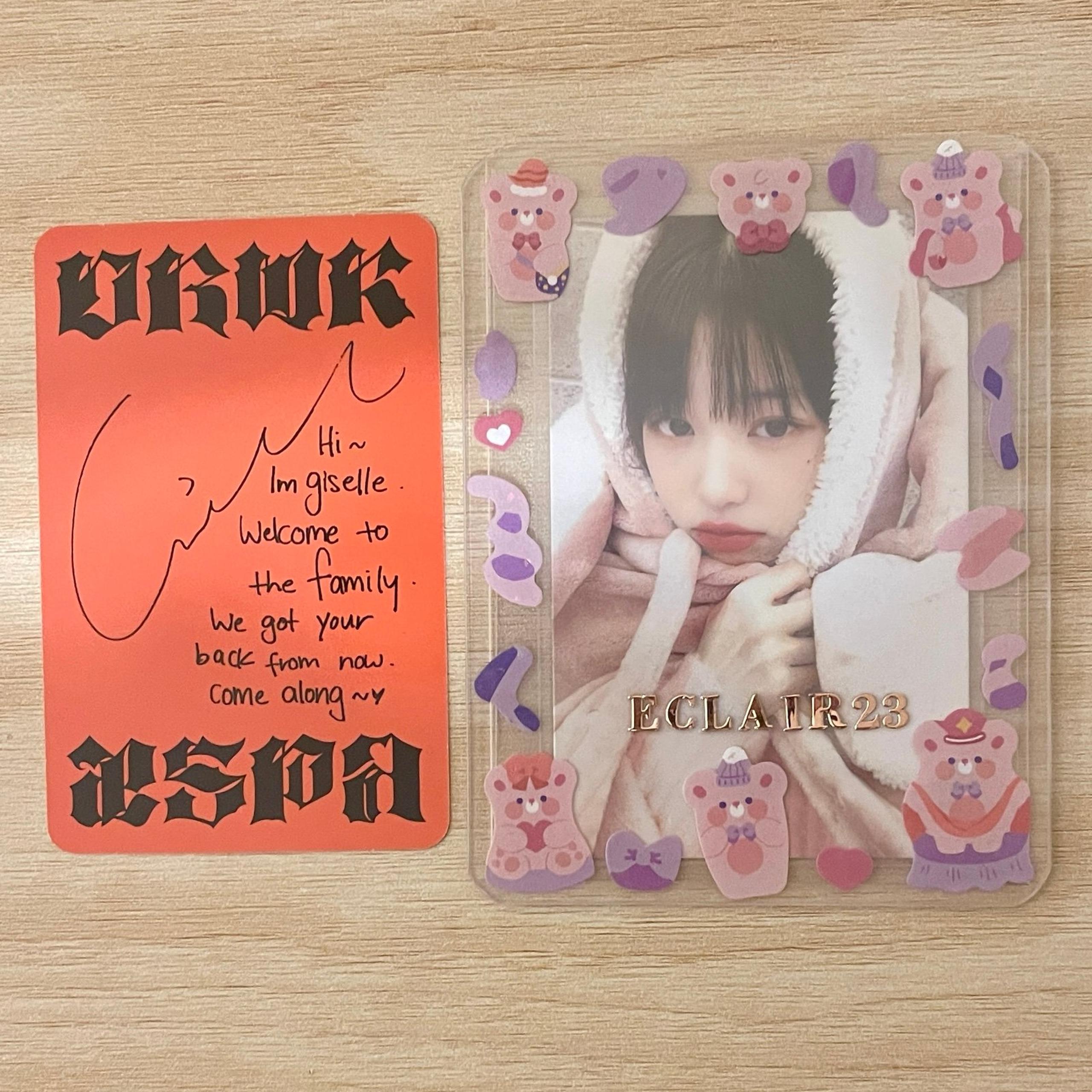 giselle dirty work photocard
