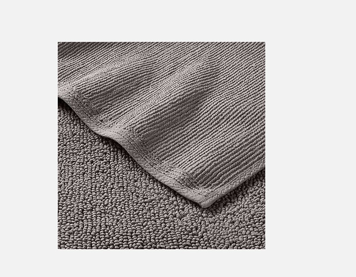 24x40 Looped Bath Rug Gray - Casaluna