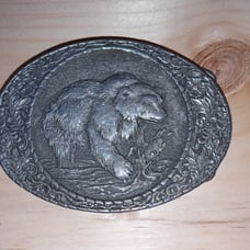 Brass belt buckel