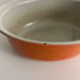 Vintage Le Creuset #26 Cast Iron Dutch Oven Flame Orange 2.5 Qt. France No Lid