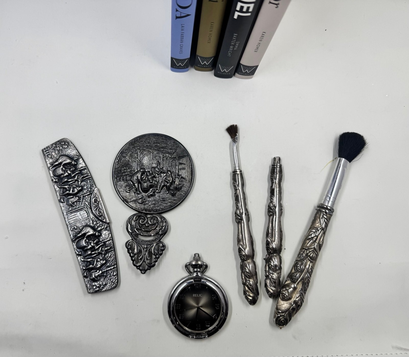 Silver Antique Victorian Vintage
Accessory Collection