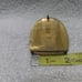 Gold Horse Horseshoe Embedded Abalone Western Cowboy Belt Buckle Great Vintage !