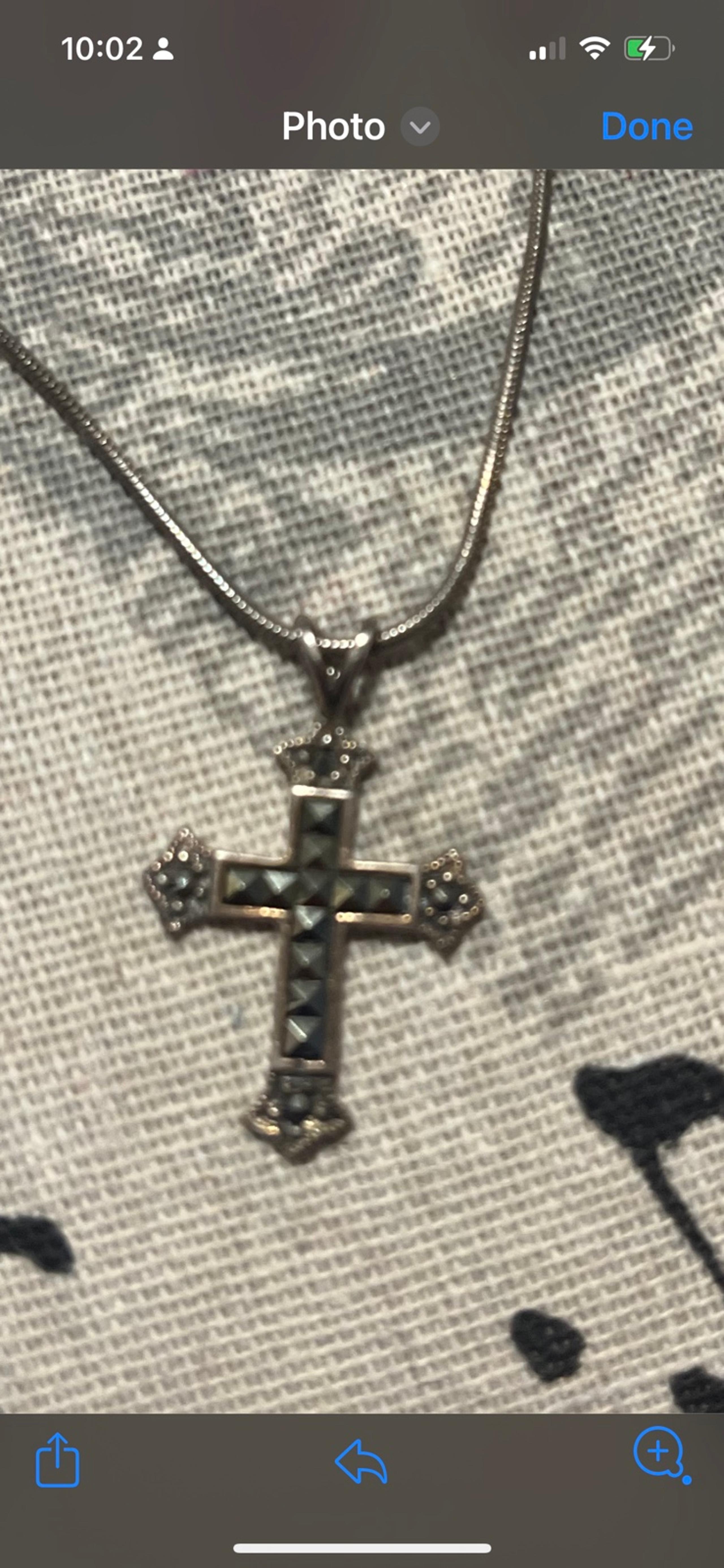 vintage cross necklace