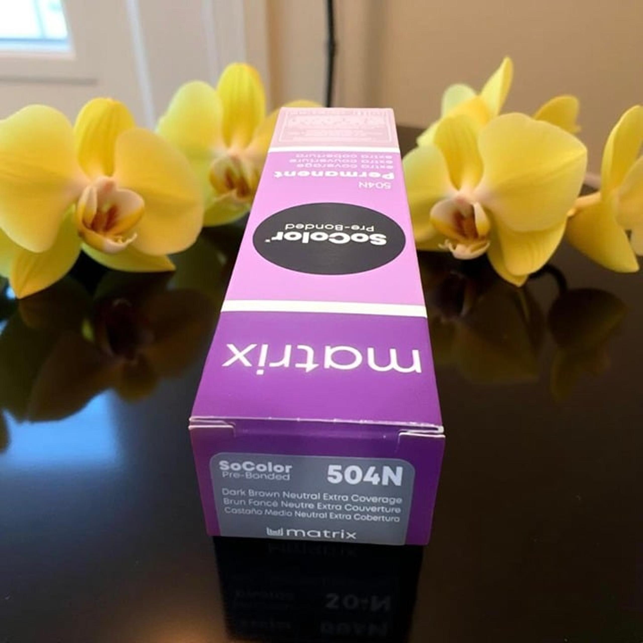 Matrix SoColor Pre Bonded 504N Color Dark Brown Neutral Extra Coverage 3 oz