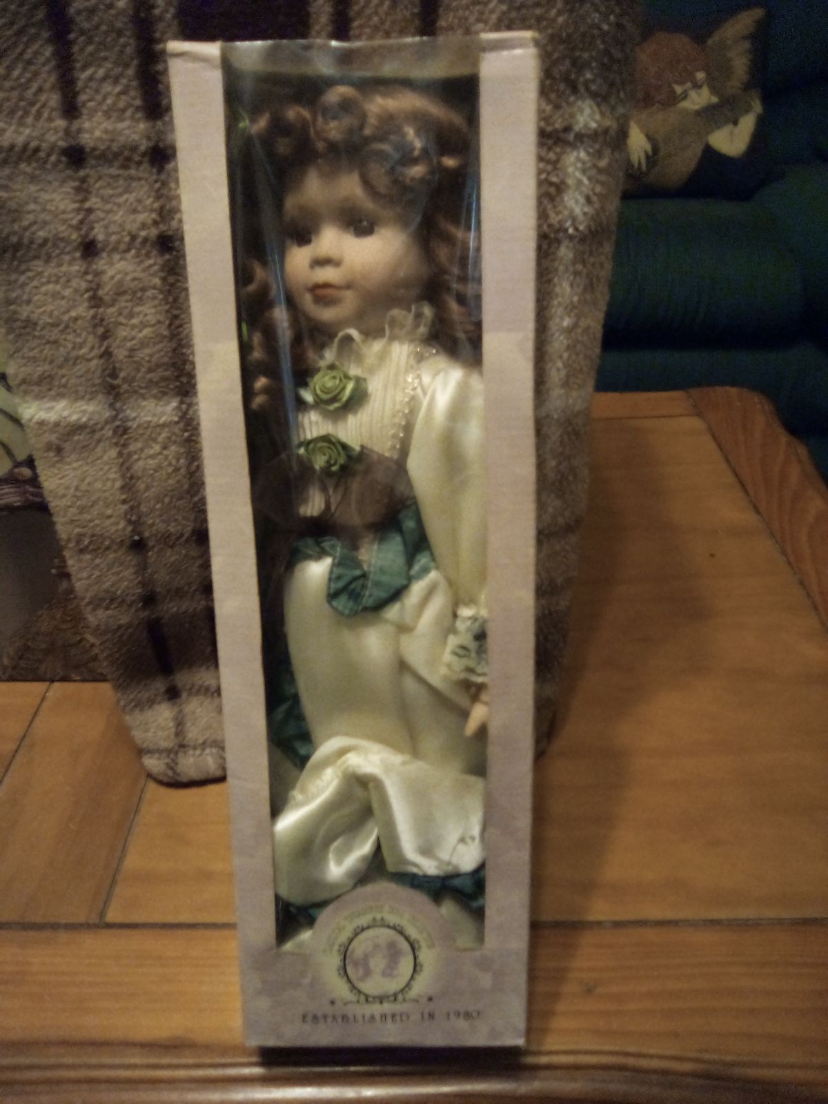 Beautiful collectible porcelain doll