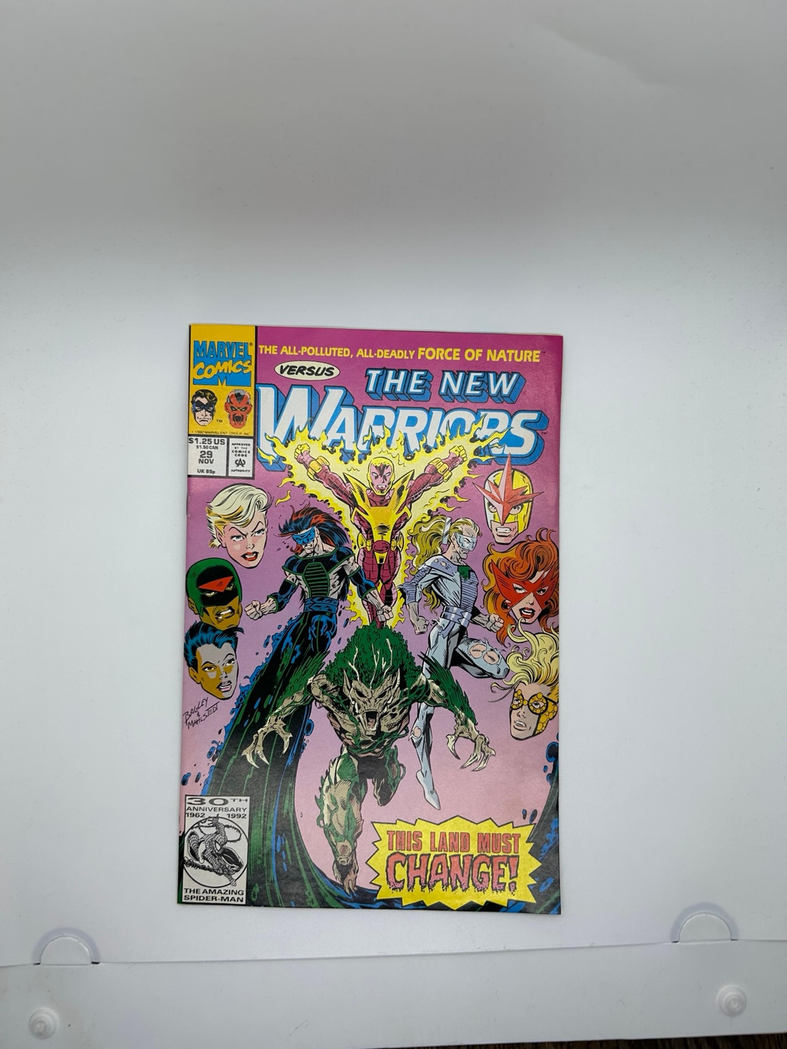 THE NEW WARRIORS   #29      1992   COMBINE SHIPPING