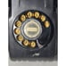 North Electric Mfg, Galion, OH Black Rotary Wall Phone 8H8SL1SPL St. Line Ringer