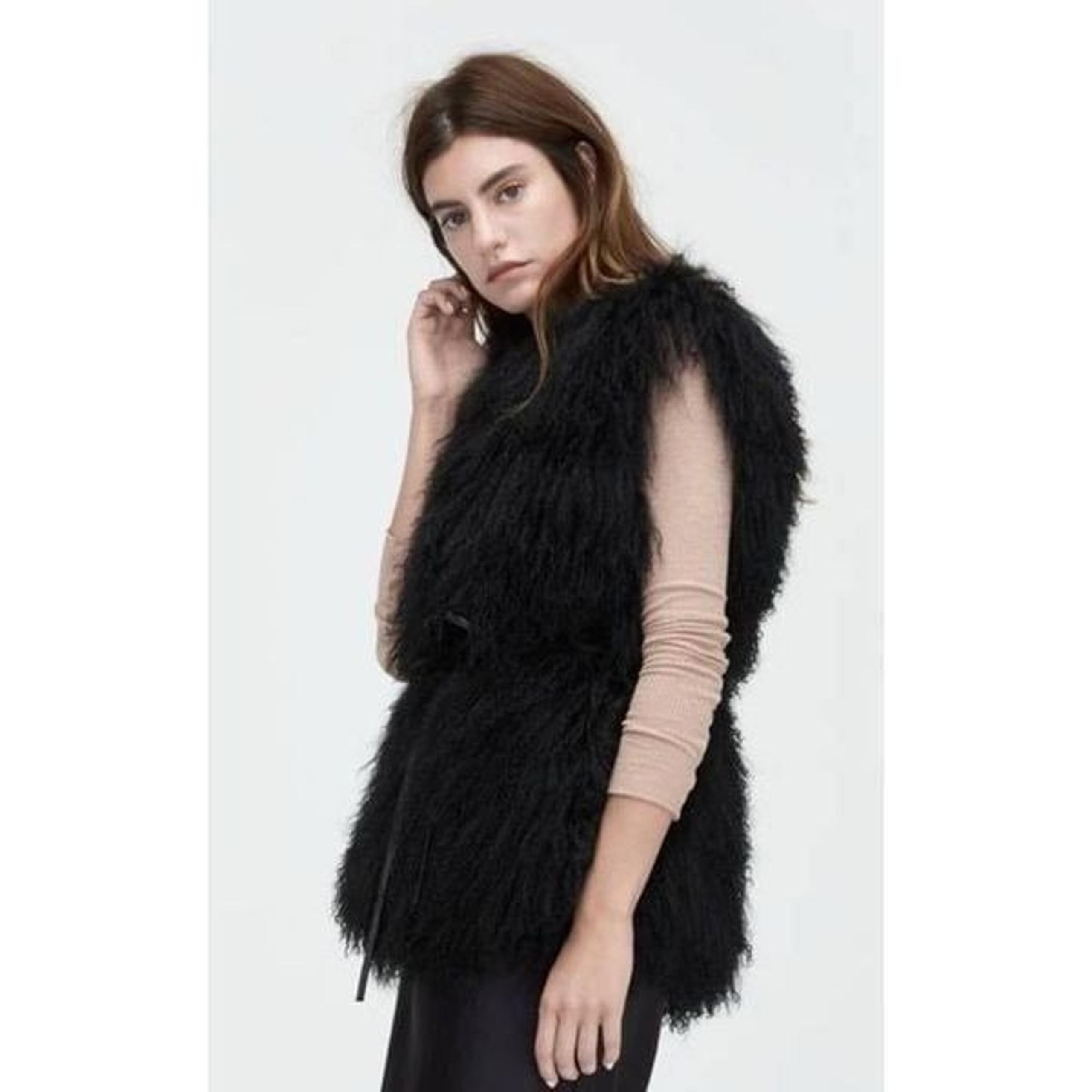 UGG ABBEY MONGOLIAN SHEARLING VEST