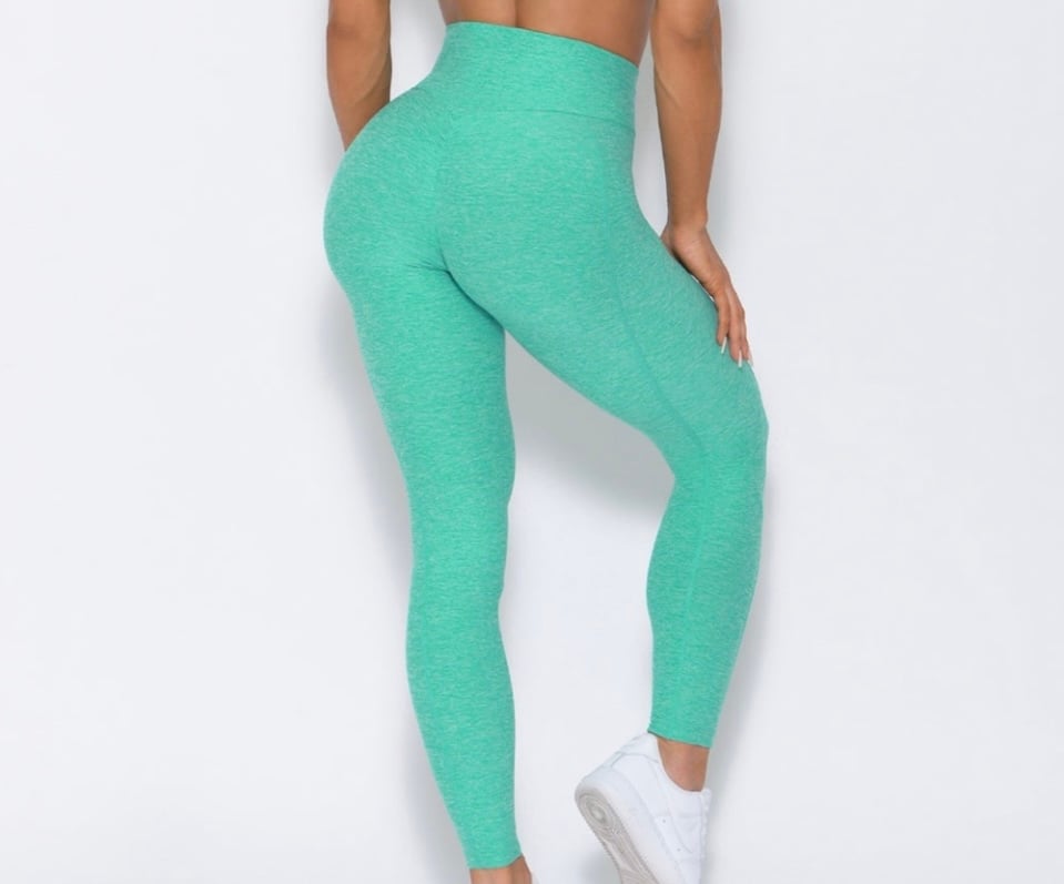 Contour Leggings | Heathered Black | Bombshell Sportswear