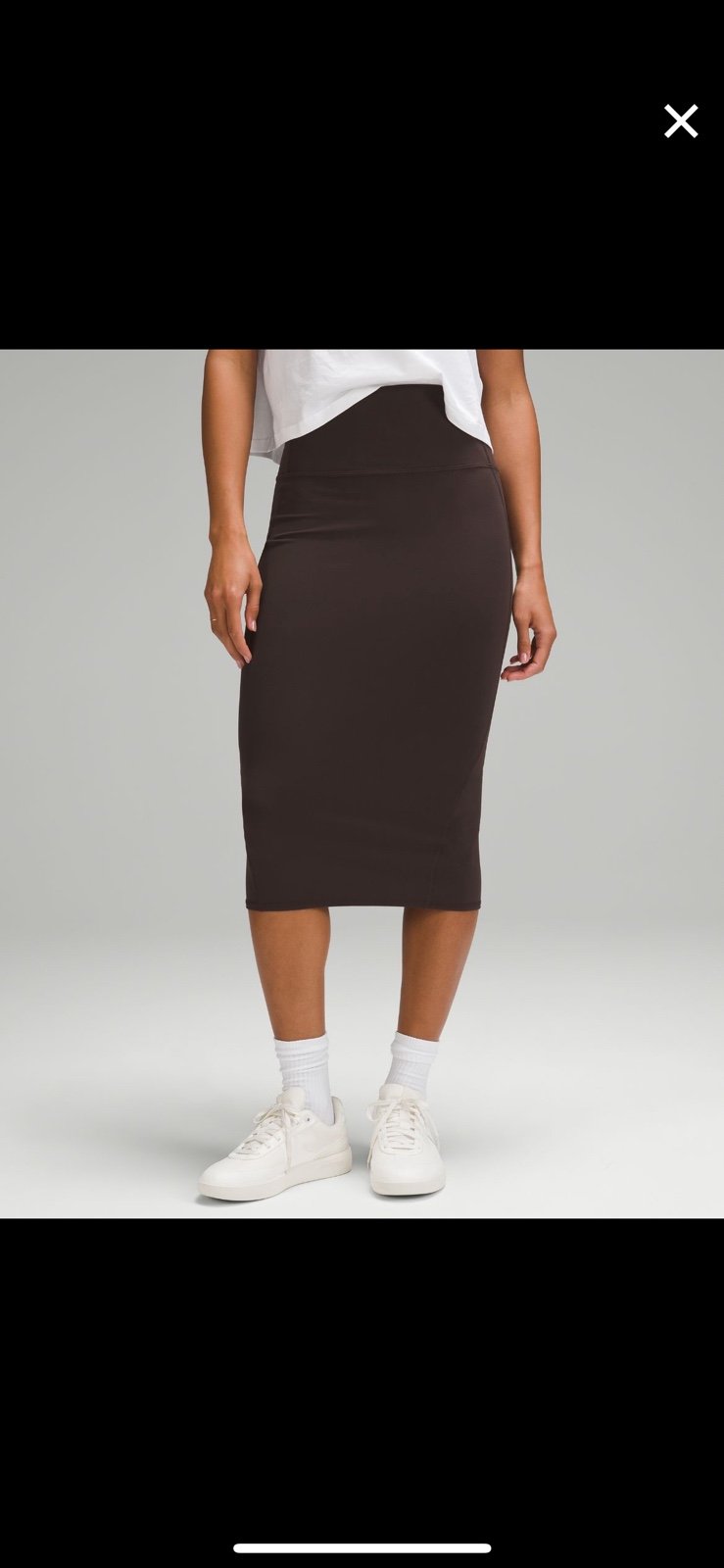 Lululemon Nulu Slim-Fit High-Rise Skirt