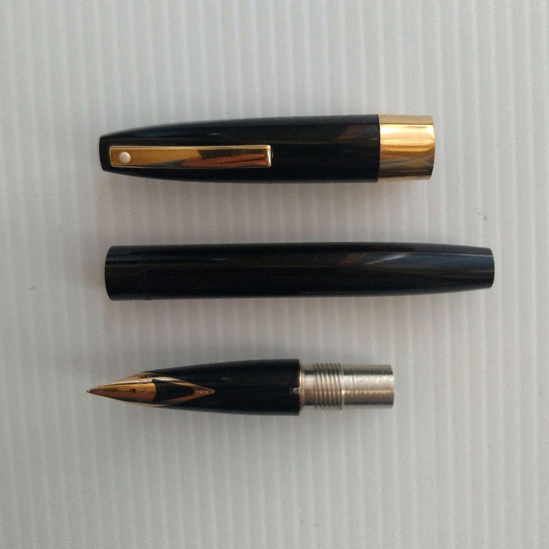 ◆SHEAFFER 万年筆 triumph　550　14k◆ Sheaffer Admiral Touchdown - Black, 14k Feather Touch Fine
