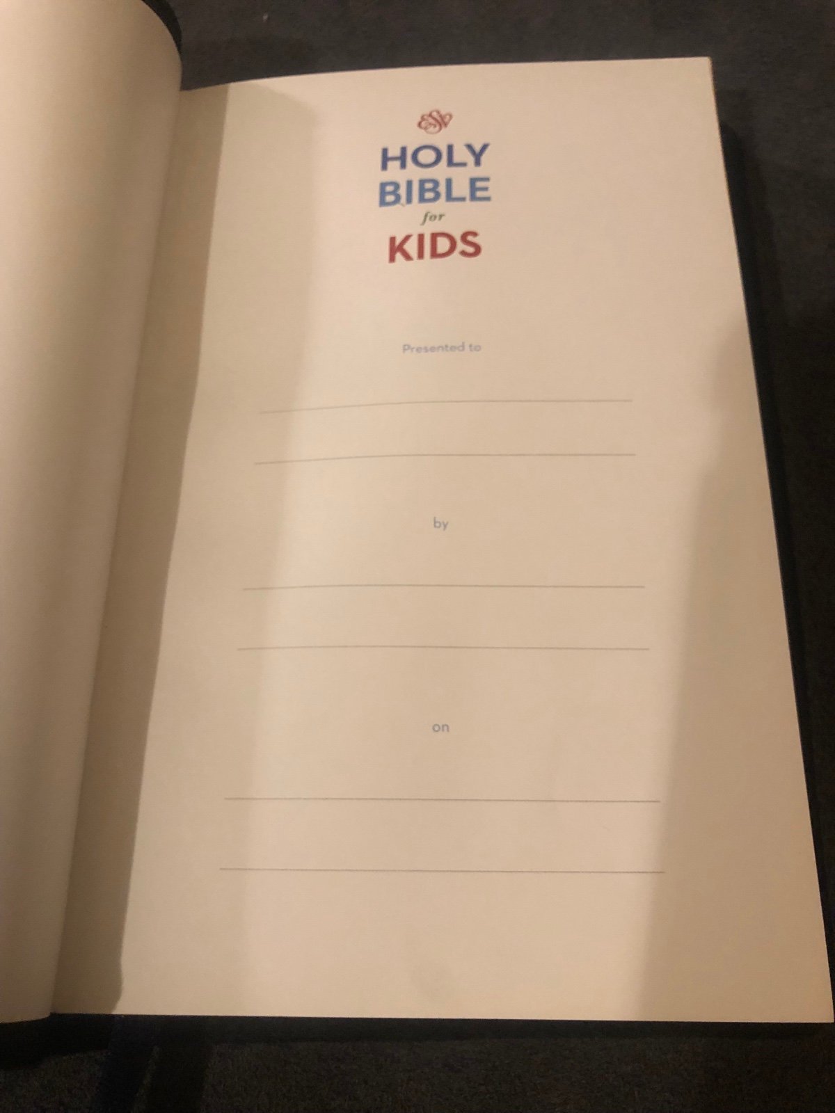 Esv Bible for kids