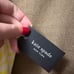 NWT Kate Spade Yellow Floral One Piece Scoop Back Swimsuit Size Large