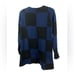 Marc by Marc Jacobs Women's Wool Blend Blue Black Checked Sweater Dress- XS