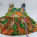 Farm Rio Women Caipirinha Mini Dress Size M Boho Floral Cotton Tiered Colorful