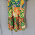 Farm Rio Women Caipirinha Mini Dress Size M Boho Floral Cotton Tiered Colorful