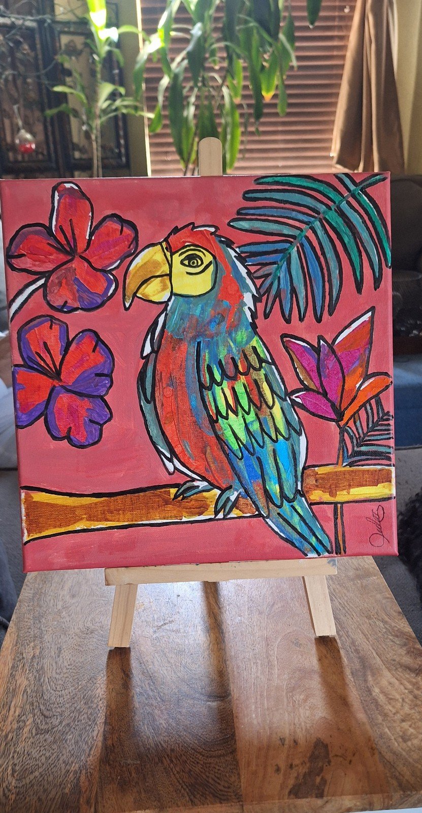 Bird of Paradise Original Painting