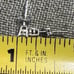 Dainty 10k white gold diamond stud earrings