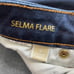 Michael Kors Mid Medium Rise Waist Slema Flare Wide Leg Denim Blue Jeans Size 2