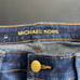 Michael Kors Mid Medium Rise Waist Slema Flare Wide Leg Denim Blue Jeans Size 2