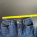 Michael Kors Mid Medium Rise Waist Slema Flare Wide Leg Denim Blue Jeans Size 2