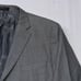 Tiglio Luxe 54R 48x30 Gray Birdseye 100% Wool Mens Coat Jacket Pants Suit