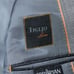Tiglio Luxe 54R 48x30 Gray Birdseye 100% Wool Mens Coat Jacket Pants Suit