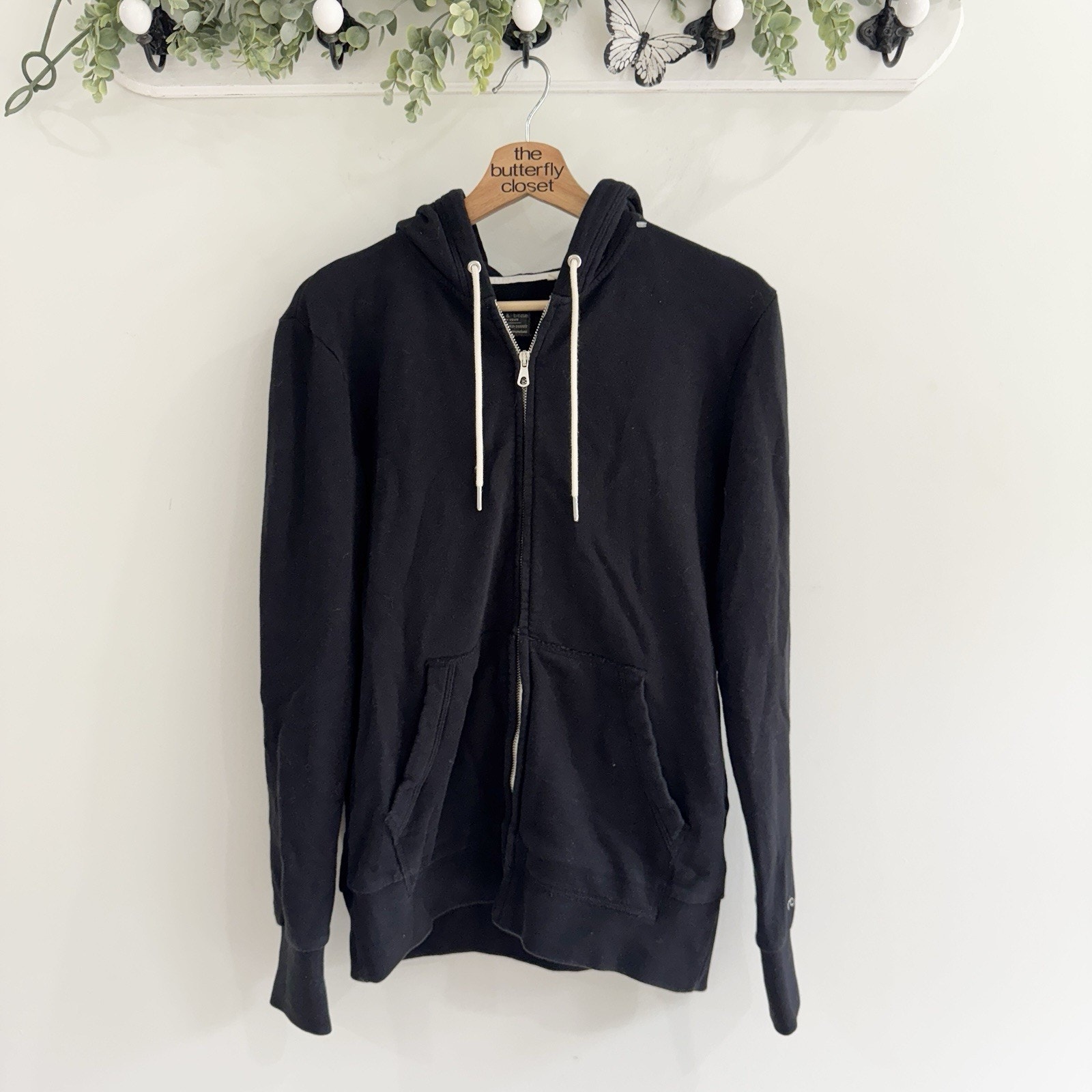 Zuma Zip Knit Polo Shirt - Black | rag & bone