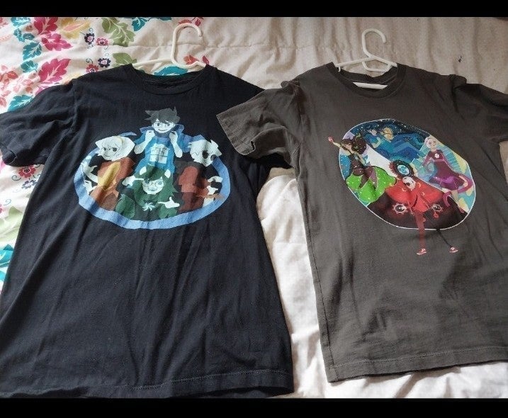 LOT OF 2 HOMESTUCK welovefine tshirts