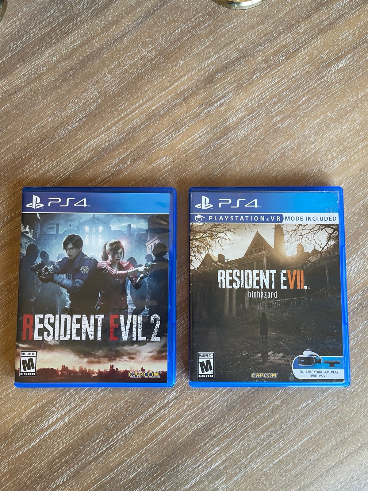 Resident Evil 2 and Resident Evil Bio Hazard PS4