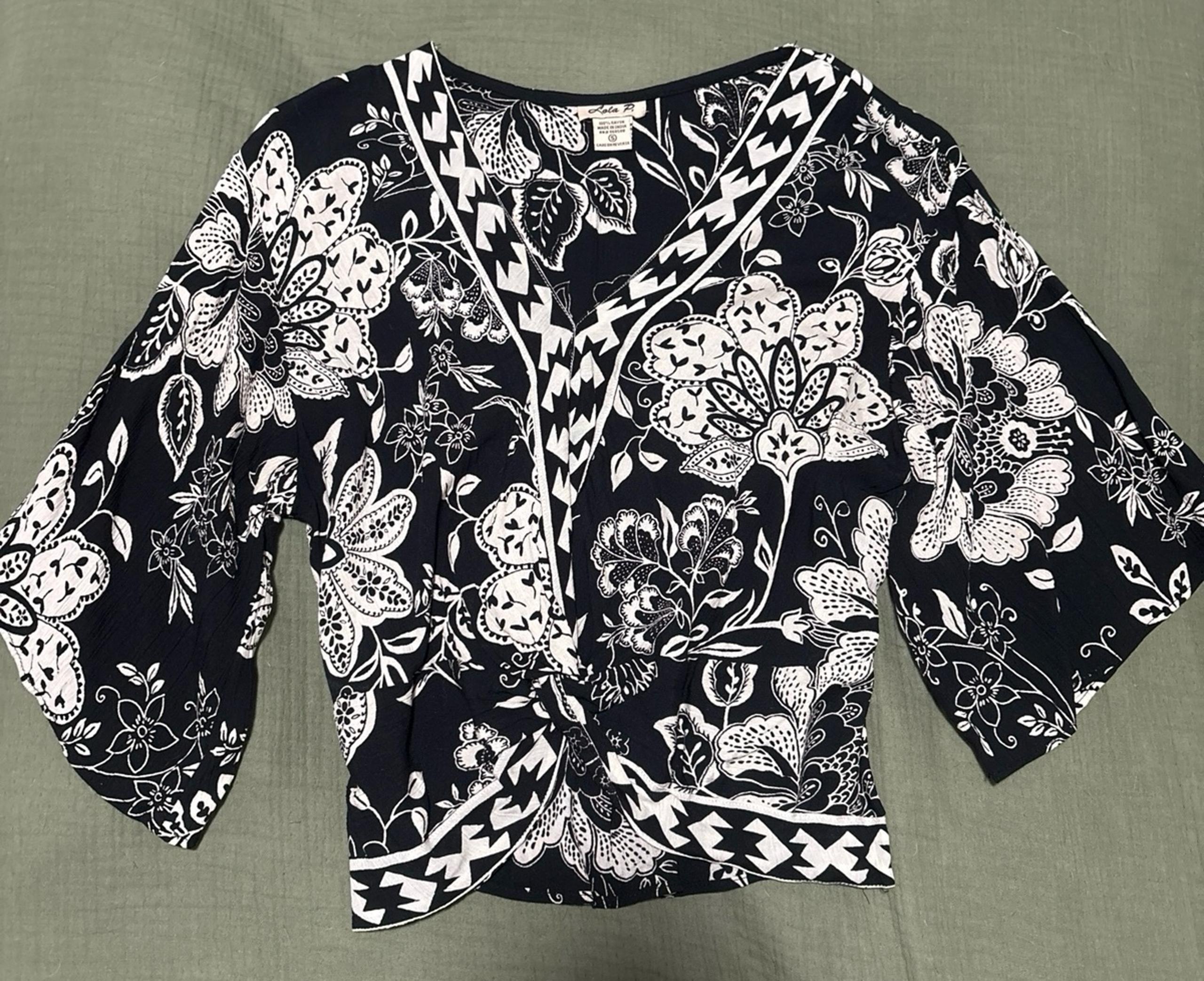 Bohemian floral top