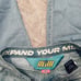 A.LAB Rave Cargo Giga Light Blue Denim Jeans Y2K-theme Embroidered Branding 28W