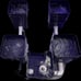 4-Plant 20-Gallon RDWC Hydroponic System 4-Gallon Reservoirs w/ 1 bulkheads/Pvc