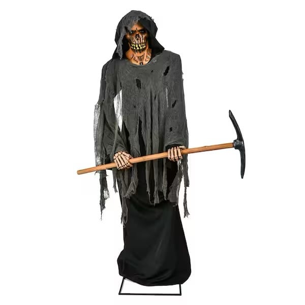 National Tree Company Halloween 72” Gravedigger Animated Prop Animatronic