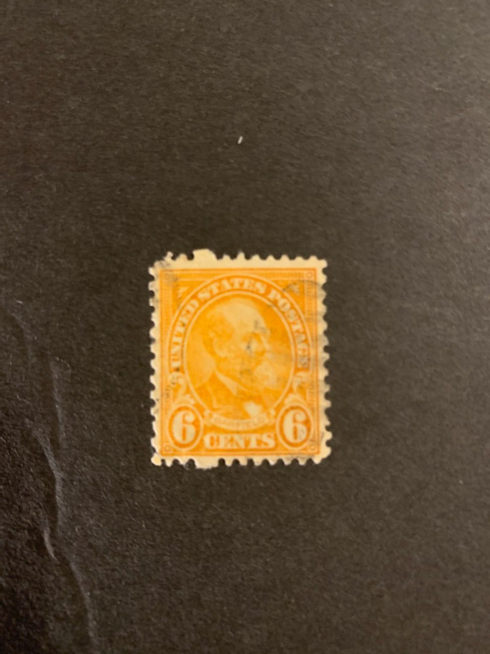 1922 6 cent. Red orange Garfield