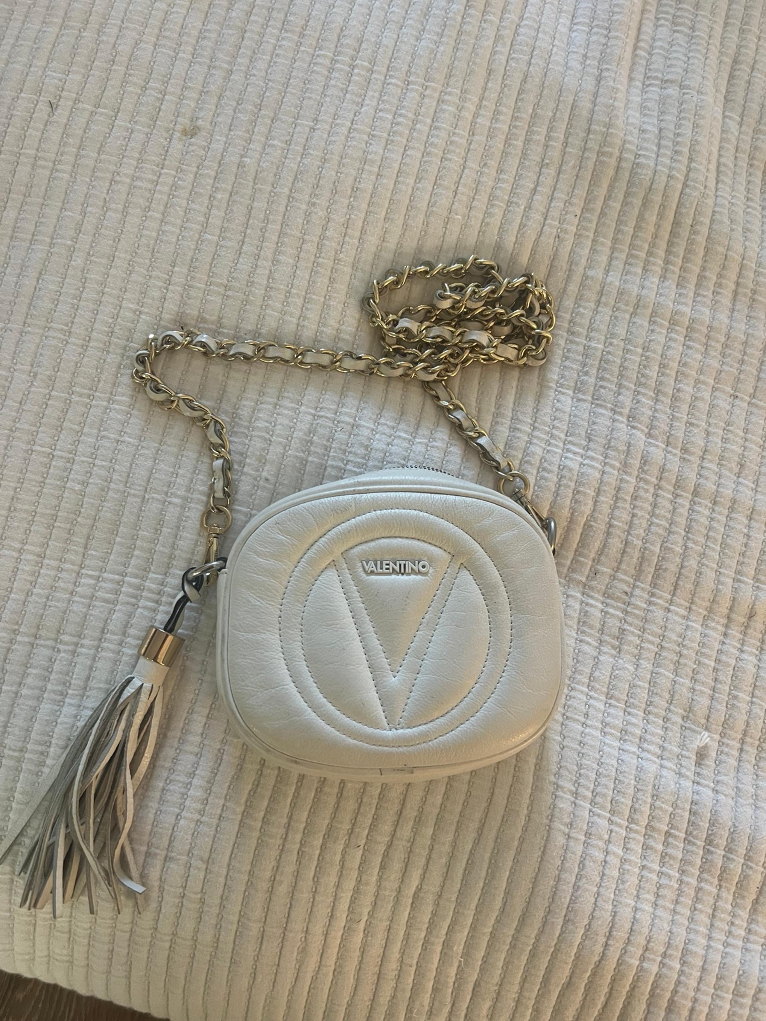 Mario Valentino White Crossbody Bag