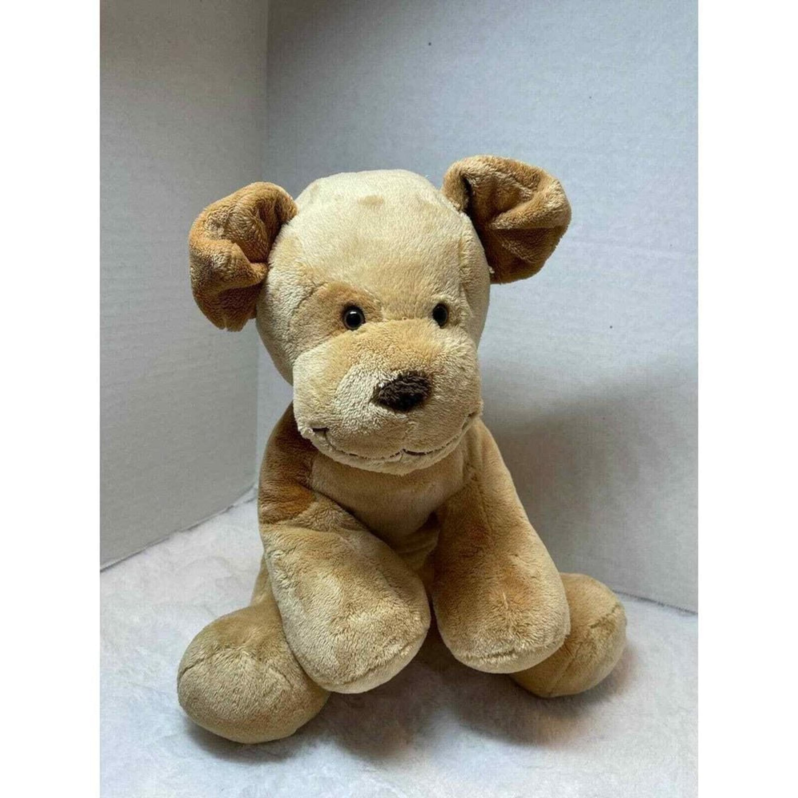 Build A Bear Plush Stuffed Animal Brown Dog Pup Puppy Asthma Allergy 12" BABW